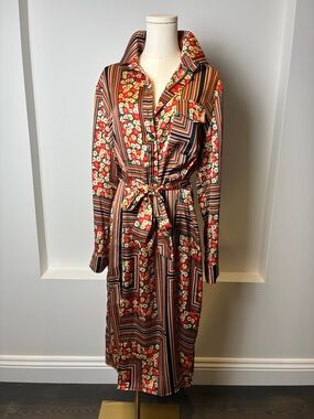 missguided 70s style midi satin Dress